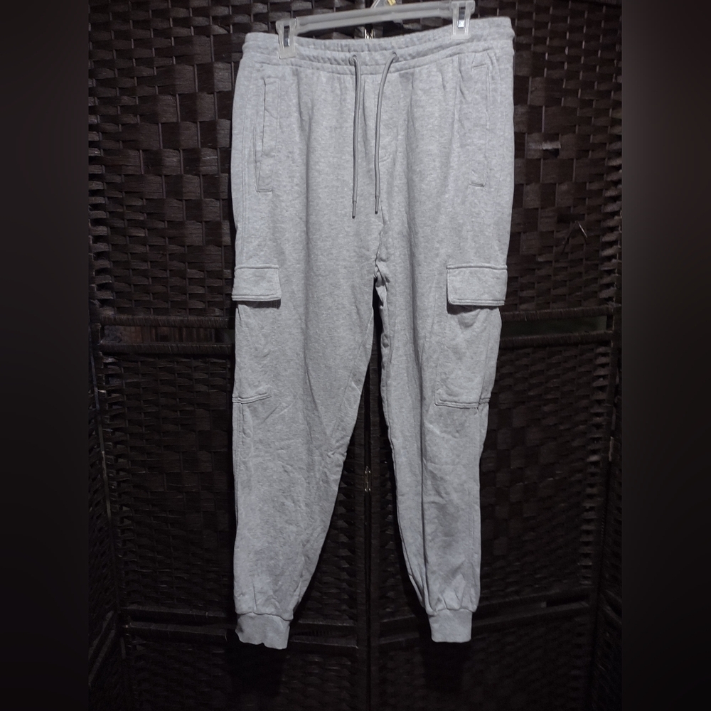 Gymshark Rest Day Essentials Cargo Joggers  light grey Mens L